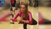 Salman Khan Girlfriend Lulia Vantur Hot Workout Gym Video Footage | AR Entertainments