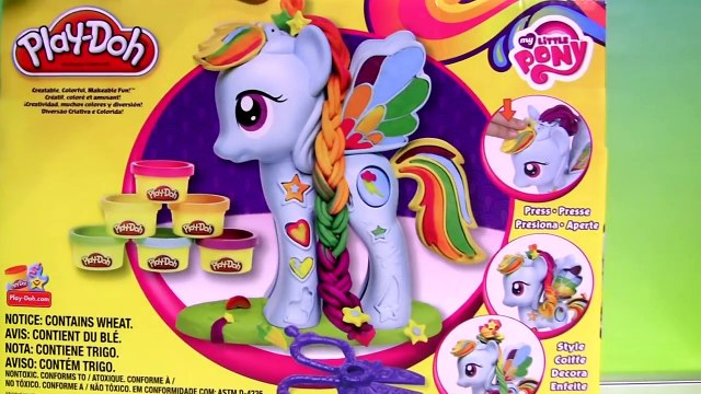 Play Doh Rainbow Dash My Little Pony Style Salon PlayDough Salon Branché | Peinados de colores