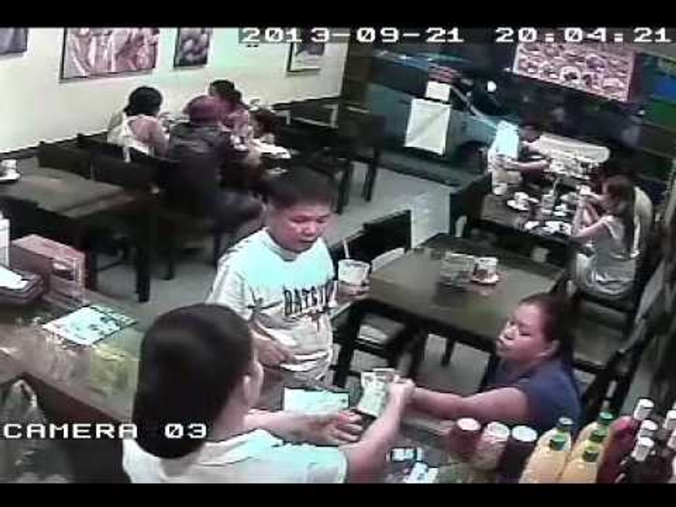 Modus Operandi caught on CCTV.