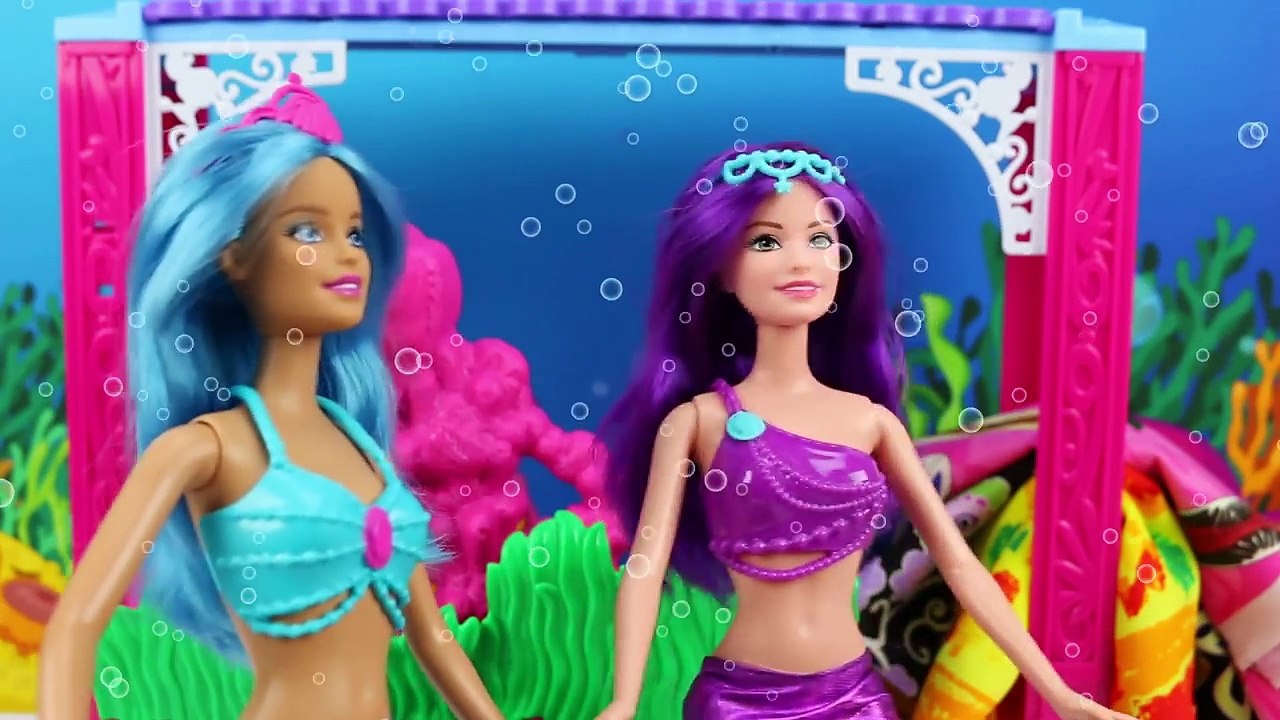 Barbie Mermaid Tale Mini Movie. Will Merliah be Able to Save Her Mom the Queen? DisneyToysFan