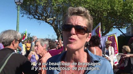 Centre pour migrants: manifestations pour et contre dans le Var