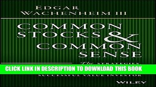 Collection Book Common Stocks and Common Sense: The Strategies, Analyses, Decisions, and Emotions