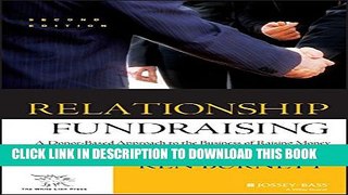 New Book Relationship Fundraising: A Donor-Based Approach to the Business of Raising Money