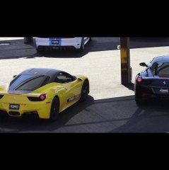 Ferrari-Lamborghini Racing-Aerial Footage