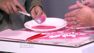 DIY Painted Pillow | Marc & Mandy Show