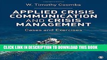 Collection Book Applied Crisis Communication And Crisis Management