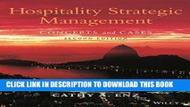 Collection Book Hospitality Strategic Management: Concepts and Cases