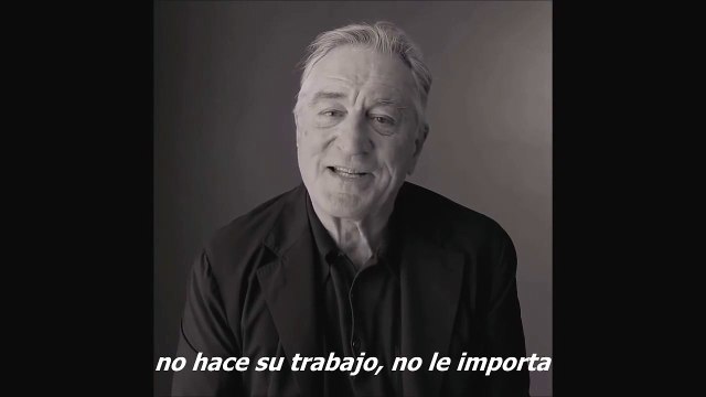 Mensaje de De Niro contra Donald Trump