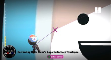 LBP3 AL2009man's Project - Recreating Hello Game's Logo Collection Timelapse