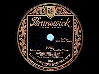 Frankie Quartell & His Little Club Orchestra - Pining