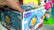 Chupa Chups Peppa Pig Christmas Surprise Box of Choco Eggs with Mommy Daddy George Pig Чупа Чупс