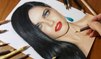 Speed Drawing of Adriana Lima How to Draw Time Lapse Art Video Colored Pencil Illustration Artwork Draw Realism