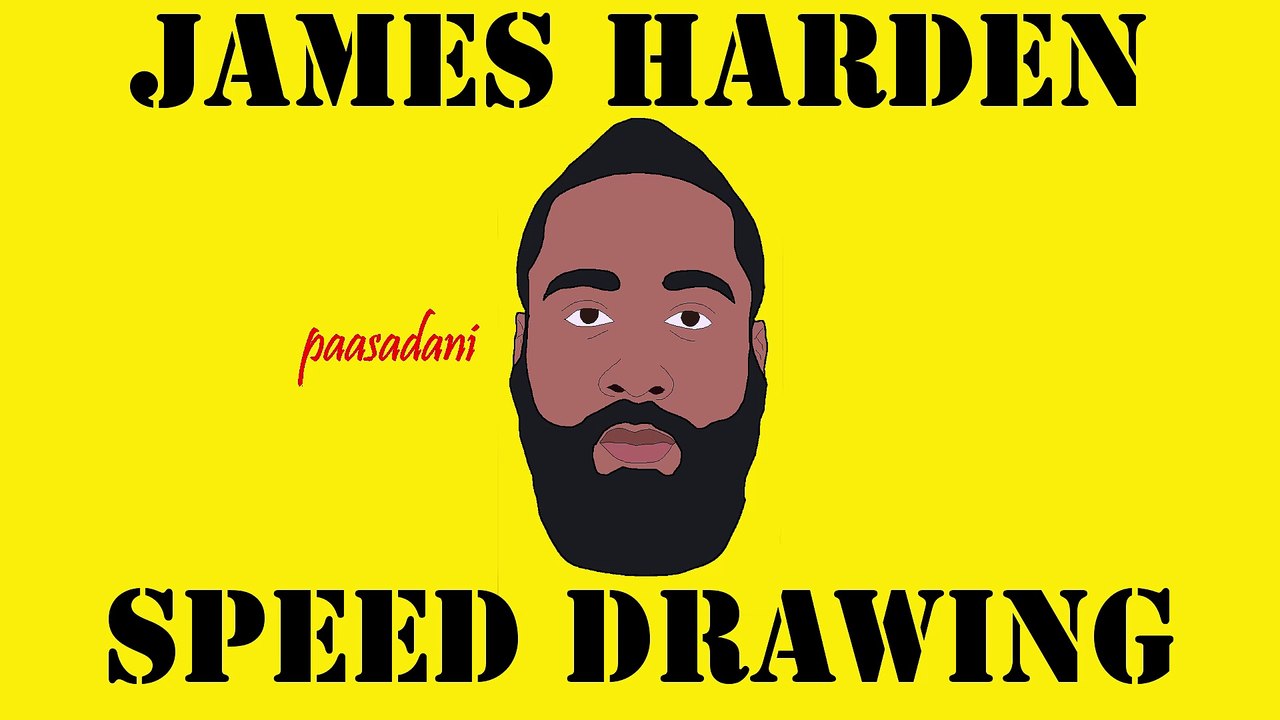 James Harden Speed Drawing