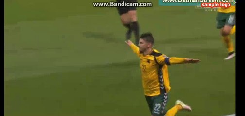 Fedor Crenych GOAL HD Scotland 0-1 Lithuania 08.10.2016 HD