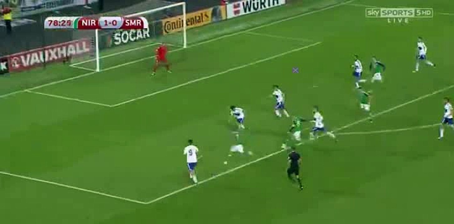 Kyle Lafferty  Goal - Northern Ireland	 2-0	San Marino 08.10.2016
