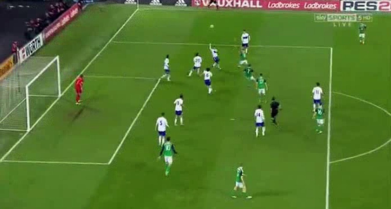 Kyle Lafferty Goal - Northern Ireland	 4-0	San Marino 08.10.2016