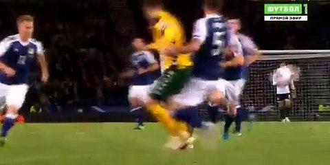 Fedor Cernych Goal - Scotland 0-1 Lithuania - 08.10.2016 HD