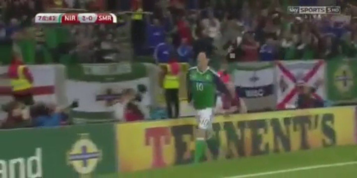 Kyle Lafferty Fantastic Goal - N.Ireland 2-0 San Marino - 08.10.2016 HD