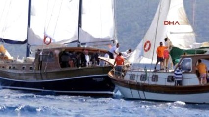Bodrum İlk Gün Yarışlarında Kaza