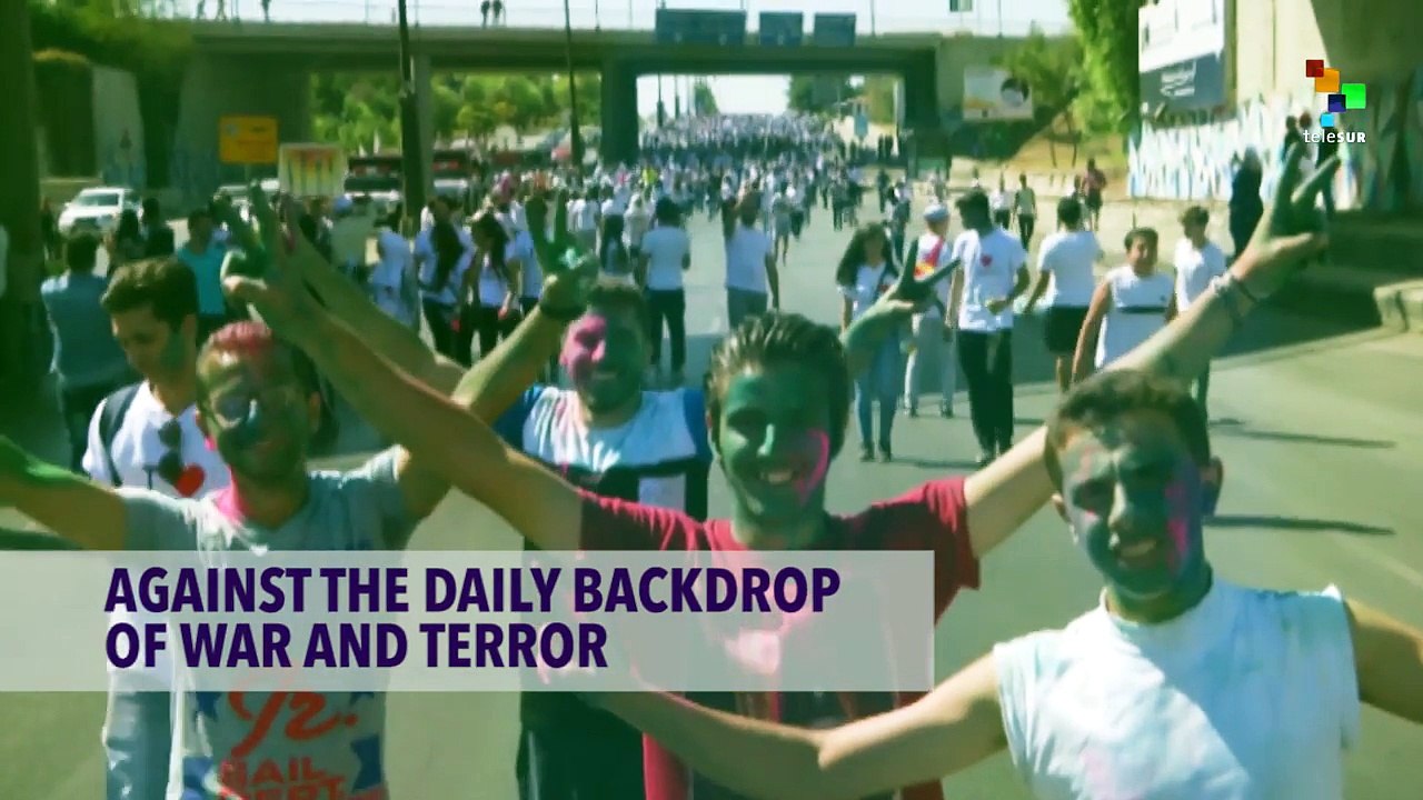 Young Syrians Celebrate "I love Damascus Day"