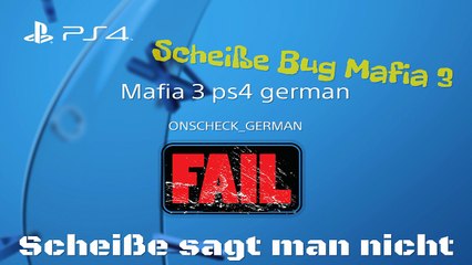 Mafia 3 Scheiße sagt man nicht ps4 german