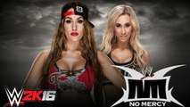 WWE 2K16 Gameplay | No Mercy | Nikki Bella vs. Carmella | Womens Single Match