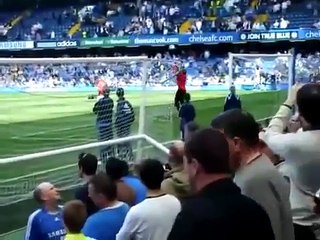 Cristiano Ronaldo and Chelsea fans