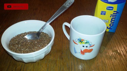 Download Video: Flax seeds with yogurt recipe for digestion / Natural Master No.1