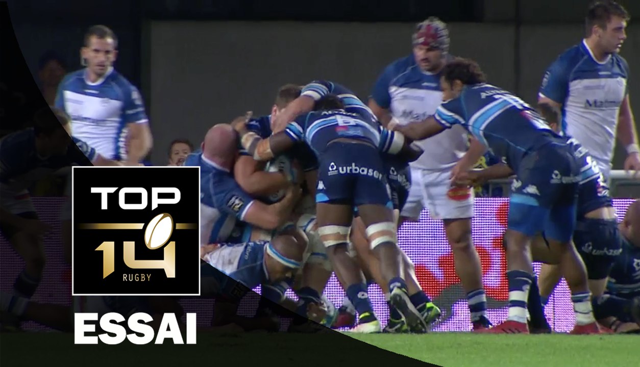 TOP 14 ‐ Essai Akapusi QERA (MHR) – Montpellier-Castres – J8 – Saison 2016/2017
