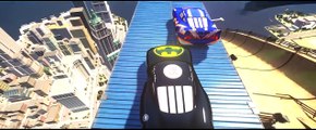 Superman & Batman and StarWars Stormtrooper Custom Lightning McQueen Cars meet up! Disney Pixar
