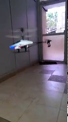 Children flying a remote control helicopter