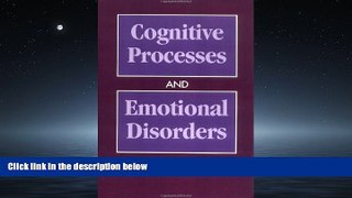 Popular Book Cognitive Processes and Emotional Disorders: A Structural Approach to Psychotherapy