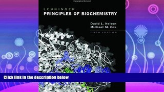Choose Book Lehninger Principles of Biochemistry