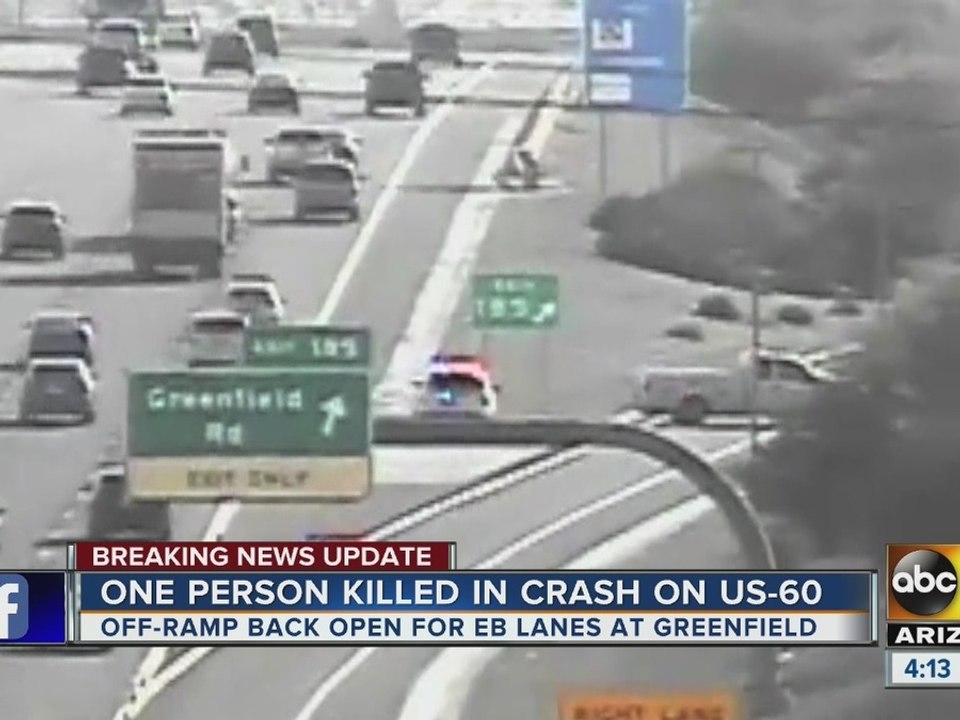 Deadly car crash on U.S. 60 in Phoenix