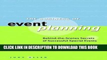[PDF] The Business of Event Planning: Behind-the-Scenes Secrets of Successful Special Events Full