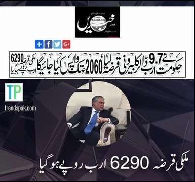Govt of Pakistan aims to return its foreign debts by the year 2060