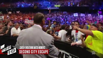 Career-Threatening Match Moments - WWE Top 10 -