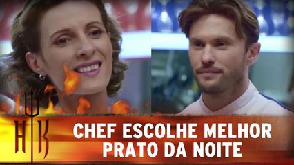 Chef escolhe o melhor prato da noite