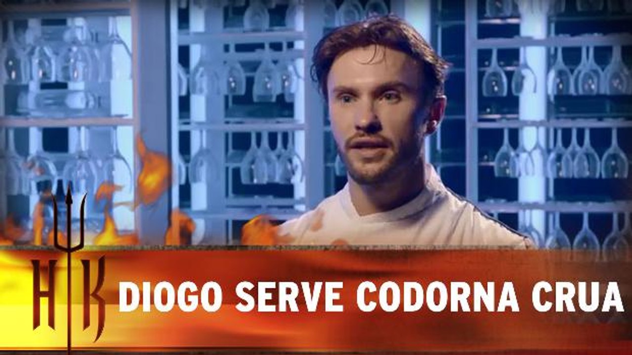 Diogo serve codorna crua