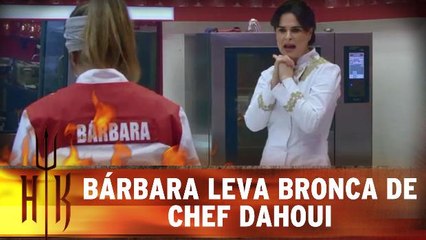 Bárbara leva bronca de Chef