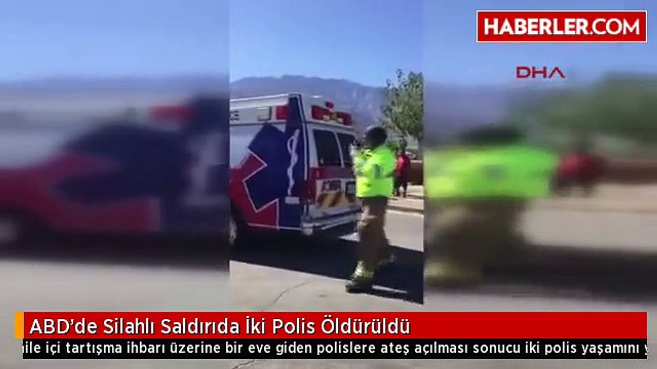 ABD'de Silahlı Saldırıda İki Polis Öldürüldü