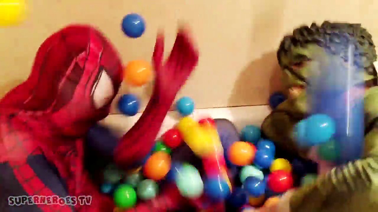 Spiderman vs Hulk - Playlist with Venom, Carnage & Joker Fun Superheroes Movie In Real Life