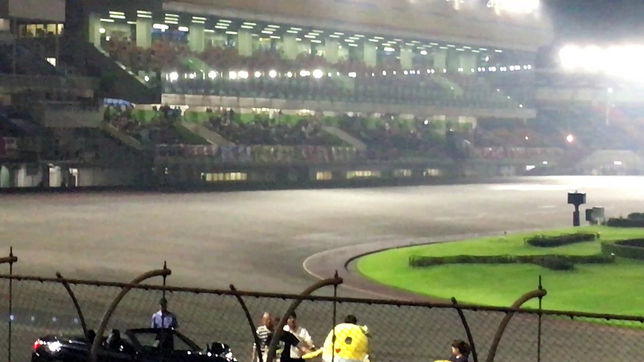 １０レース開始前ふなっしートークショー　川口オート