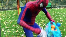 Spiderman vs Frozen Elsa! Spiderman Haidresser Cuts Elsa Hair! Superhero Pranks in Real Life