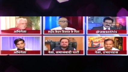 Om pur ibest reply to Indian media on national television, supports Pakistani artists