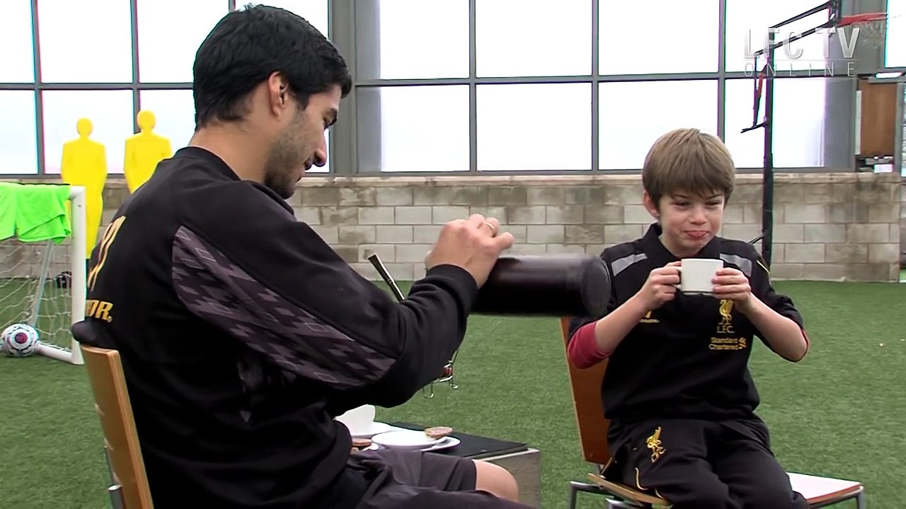 Luis Suarez as you've never seen him before