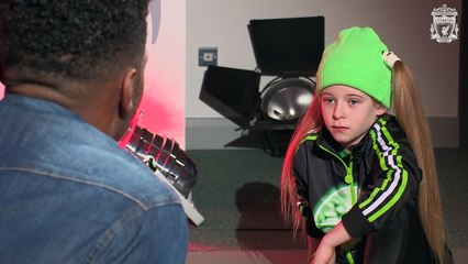 Daniel Sturridge busts a move in Kop Kids dance-off