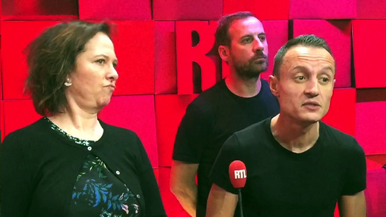Fred Testot sur une danse endiablée dans les couloirs de RTL