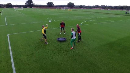 goalkeepers training funy