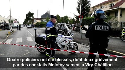 Essonne: quatre policiers blessés par des cocktails Molotov